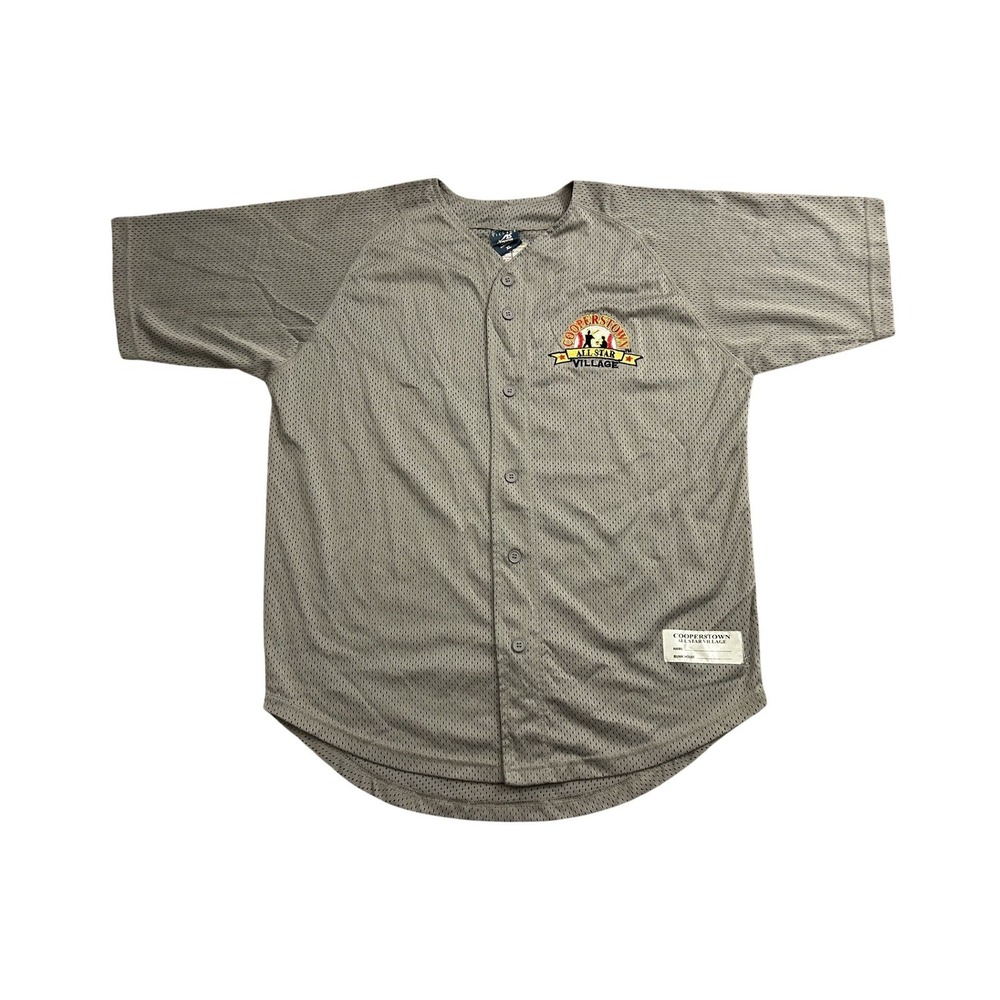 Anaconda Sports Baseball Jersey Mens XL Grey Excellent‎ Cooperstown All Star 49